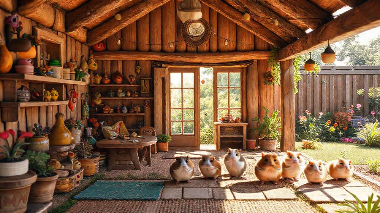 Una casa acogedora y feliz